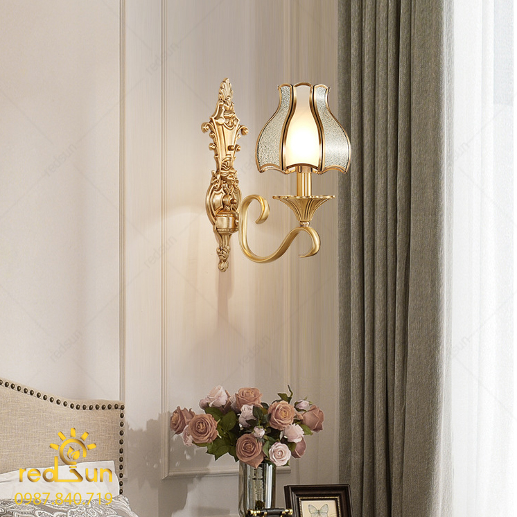 Đèn Tường Trang Trí Phòng Khách Chao Thuỷ Tinh DT-C6027