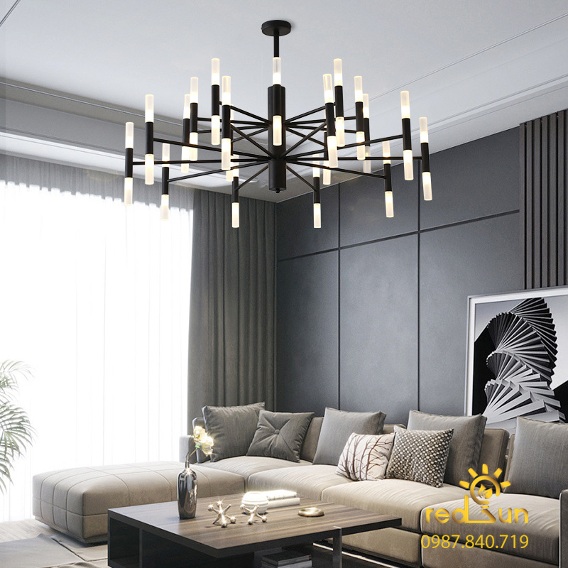 Đèn chùm trang trí nghệ thuật 20 tay R06