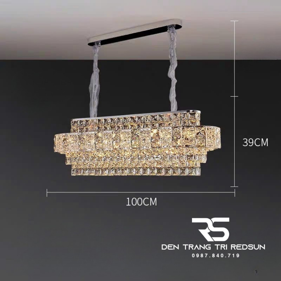 Đèn Chùm Pha Lê Hiện Đại Trang Trí Phòng Khách, Phòng Ăn, Sảnh Chờ DCP-010