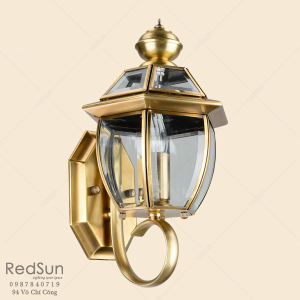 Đèn Tường Chùa Đồng Lắp Ngoài Trời DT-C7002