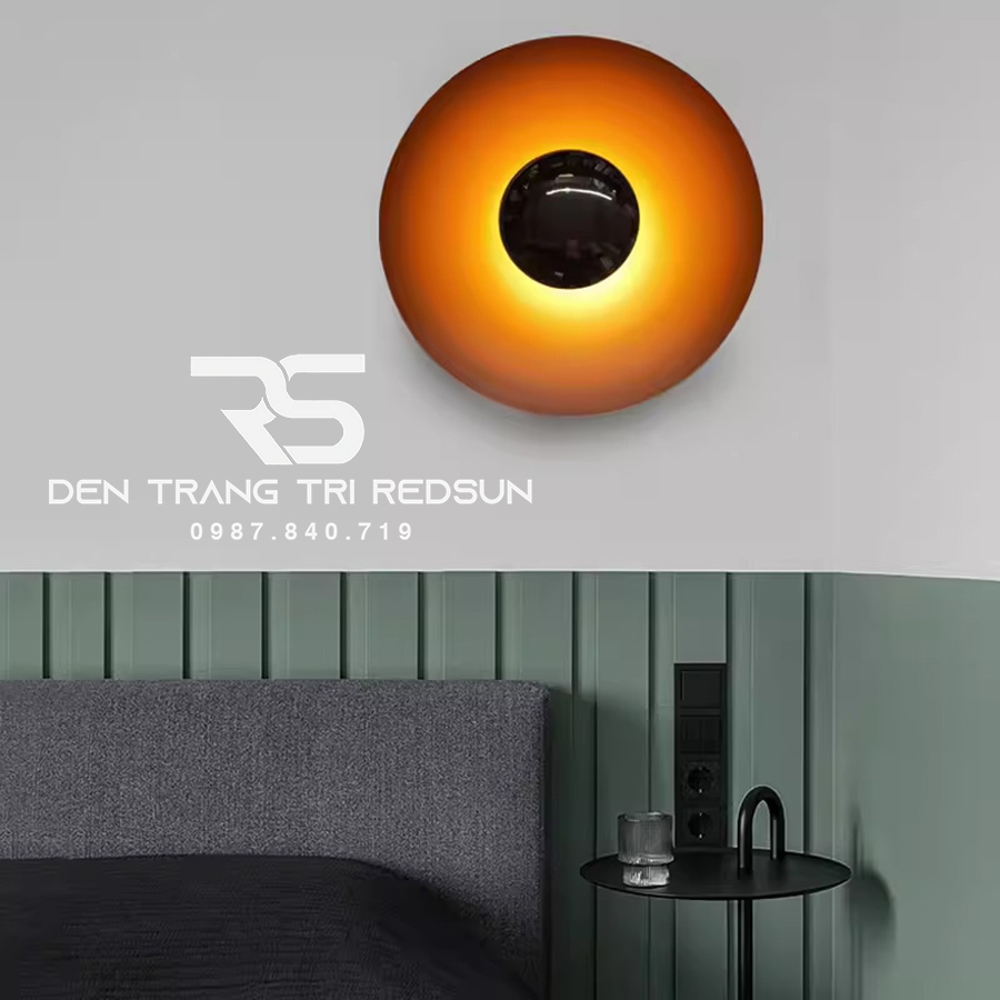 Đèn Tường Trang Trí Phòng Khách, Phòng Ngủ, Cầu Thang Hình Đĩa Bay Phong Cách Bắc Âu  DT-124