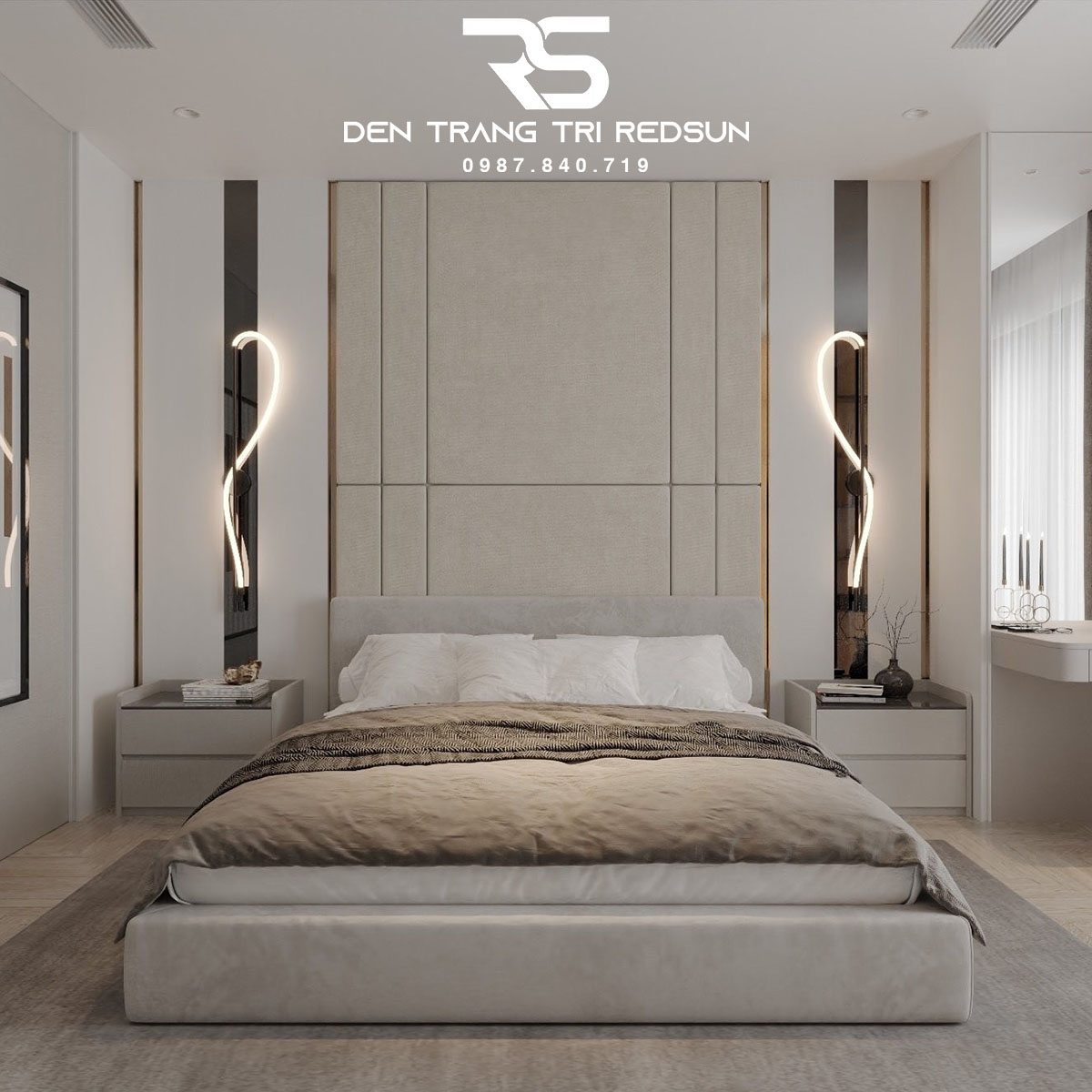 Đèn Tường Hiện Đại Trang Trí Phòng Khách, Phòng Ngủ, Cầu Thang Phong Cách Bắc Âu Thân Dài Ống LED Xoắn DT-125