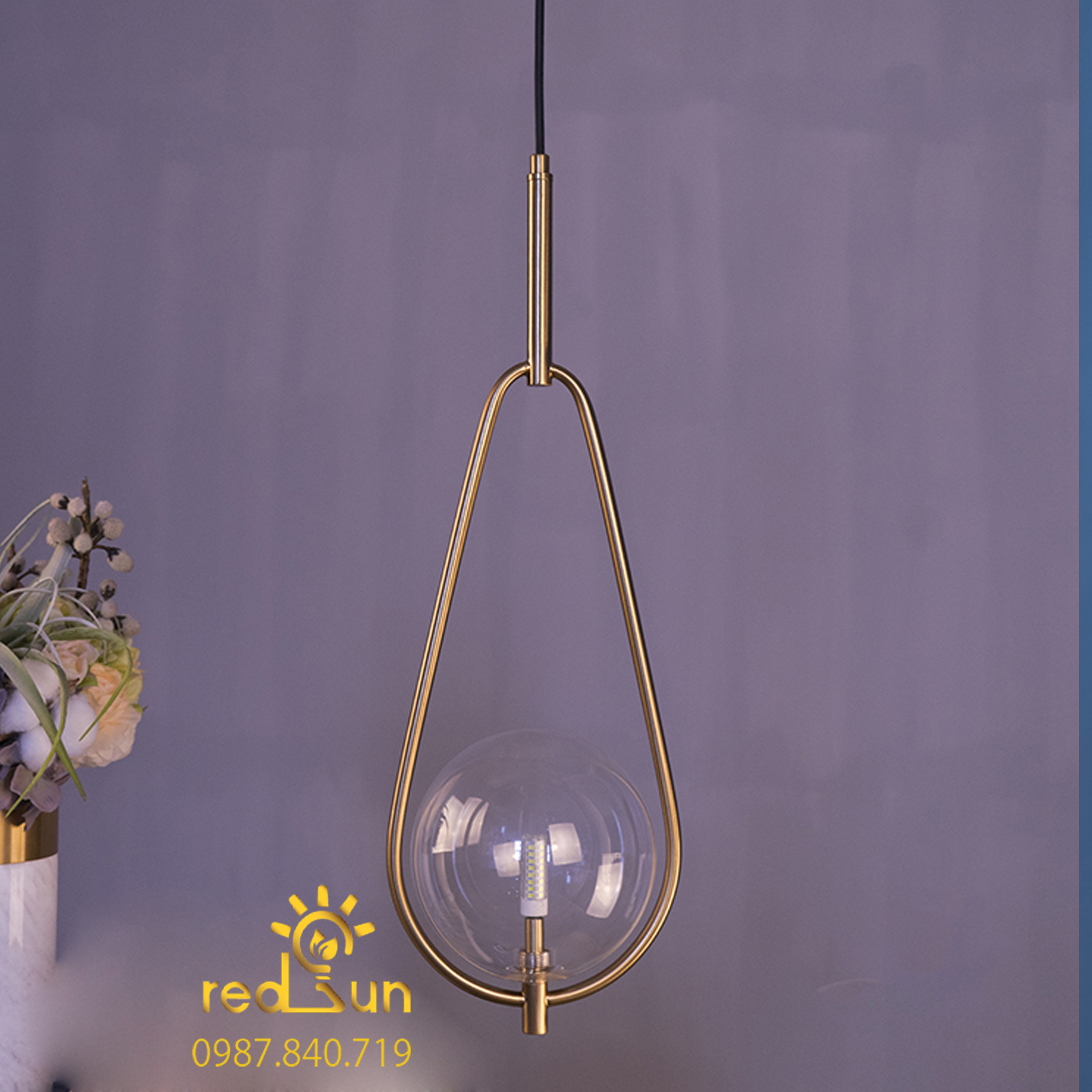 CDT018-Chao đèn thả hiện đại phong cách Bắc Âu