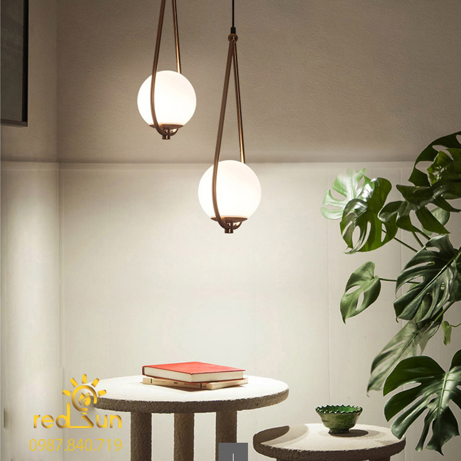 CDT018-Chao đèn thả hiện đại phong cách Bắc Âu