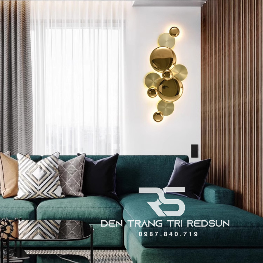 Tranh Đèn Treo Tường Nghệ Thuật Trang Trí Phòng Khách, Phòng Ngủ, Hành Lang Phong Cách Bắc Âu DDC-024