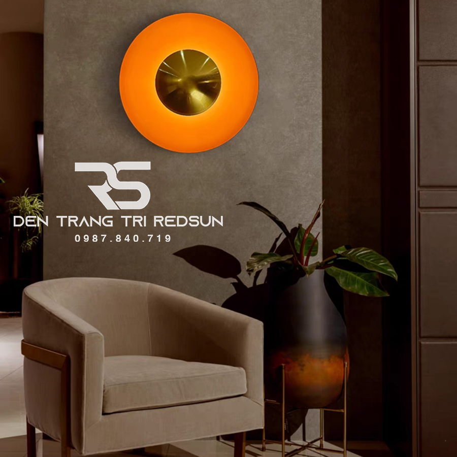 Đèn Tường Trang Trí Phòng Khách, Phòng Ngủ, Cầu Thang Hình Đĩa Bay Phong Cách Bắc Âu  DT-124