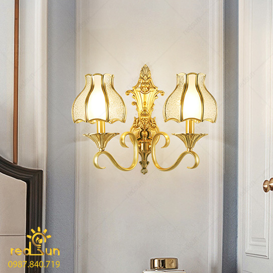 Đèn Tường Trang Trí Phòng Khách Chao Thuỷ Tinh DT-C6027