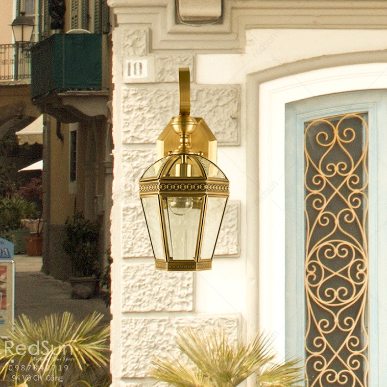 Đèn Tường Chùa Đồng Lắp Ngoài Trời DT-C6018