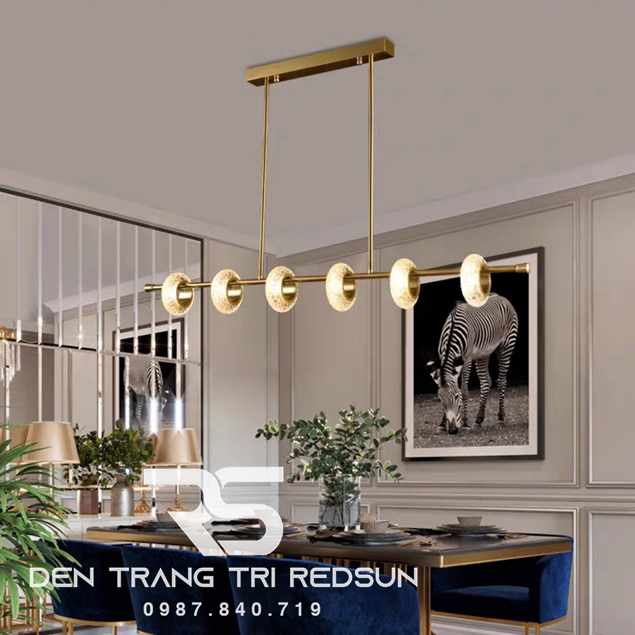 Đèn Thả Bàn Ăn Hiện Đại Phong Cách Bắc Âu Choá Pha Lê DC-BTTK108N6