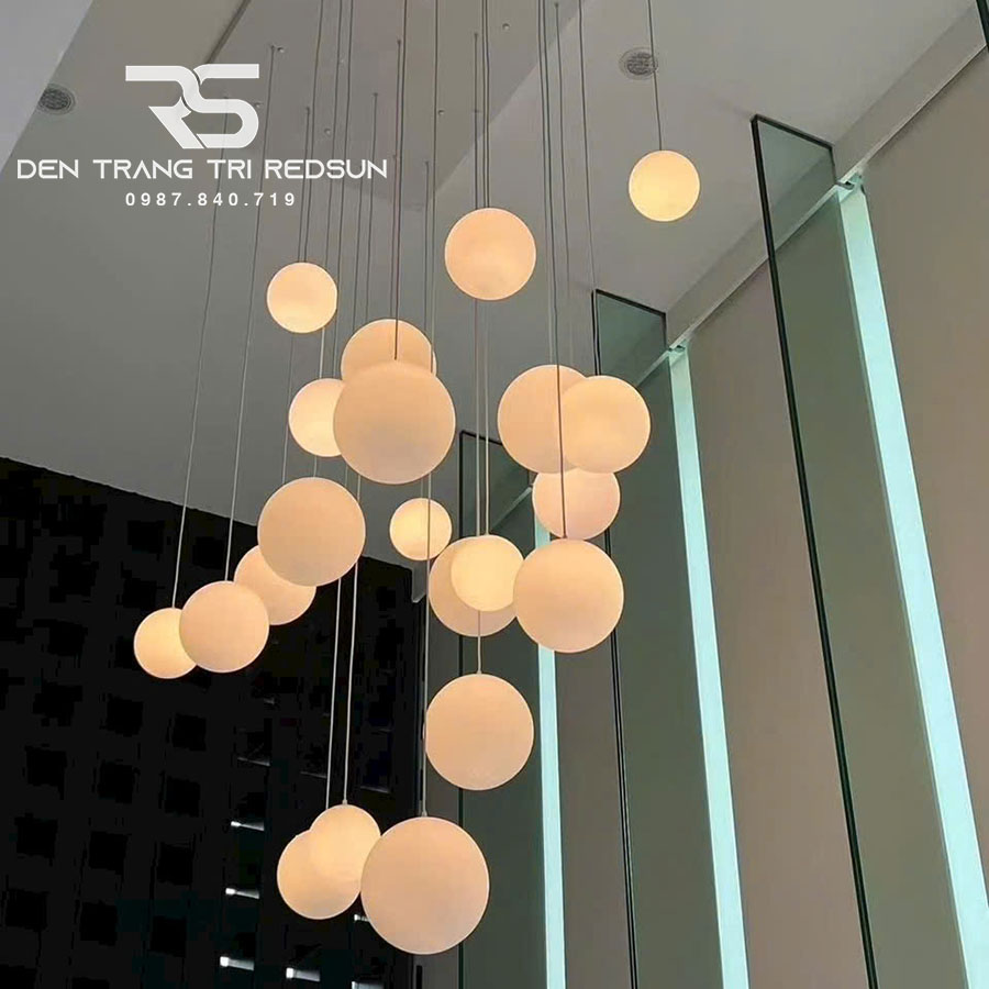 Đèn Thả Trần Hiện Đại Bắc Âu Chất Liệu Thuỷ Tinh Hình Cầu CDT-T066
