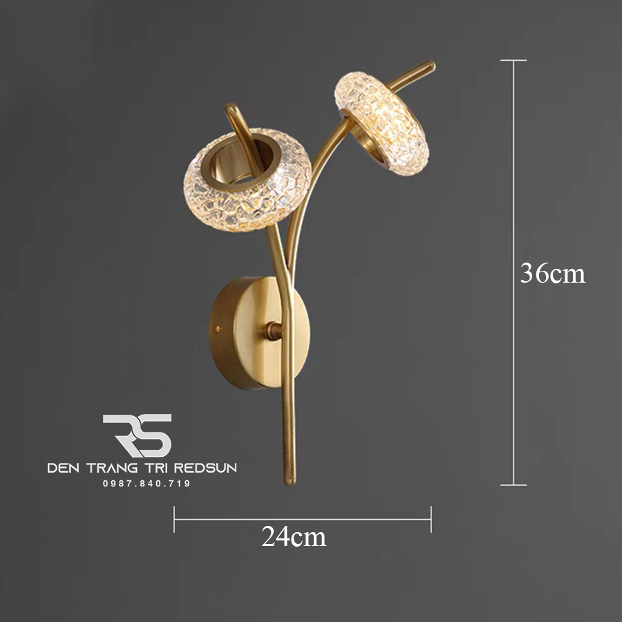 Đèn Tường Hiện Đại Phong Cách Bắc Âu Trang Trí Phòng Khách, Phòng Ngủ, Cầu Thang DT-BVK108