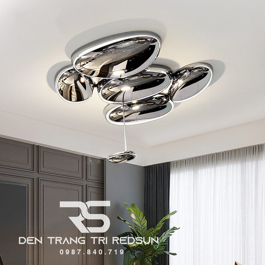 Đèn Ốp Trần Hiện Đại Phòng Khách, Phòng Ngủ Phong Cách Bắc Âu Skydro OT-019