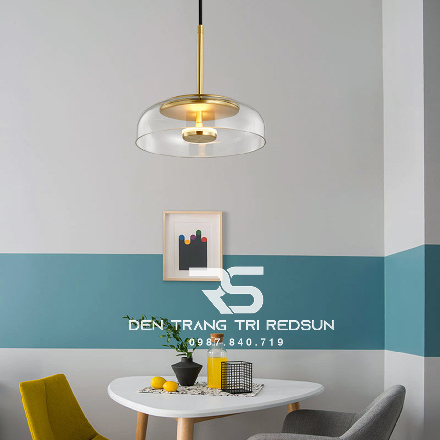 Đèn Thả Trần Hiện Đại Bắc Âu Choá Thuỷ Tinh CDT-L009