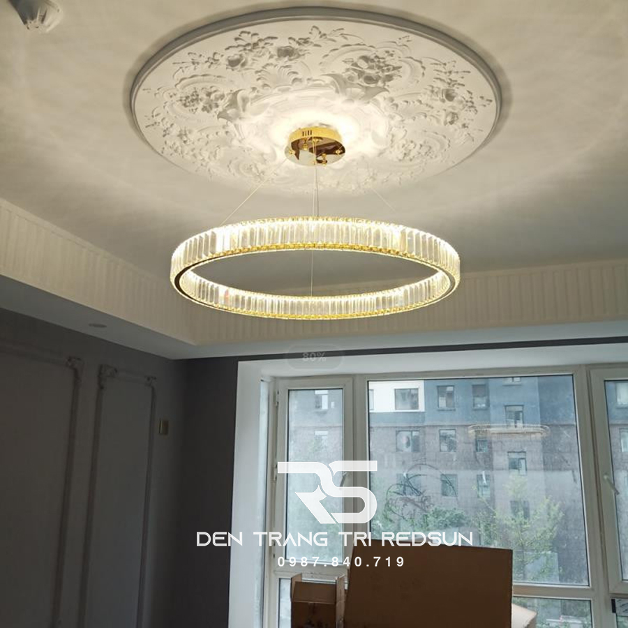 Đèn Chùm Pha Lê Hiện Đại Lắp Thông Tầng Sảnh Khách Sạn, Phòng Khách, Cầu Thang TPLTM