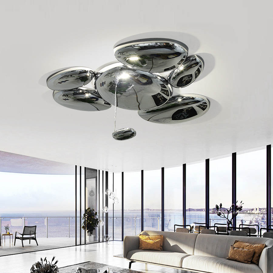 Đèn Ốp Trần Hiện Đại Phòng Khách, Phòng Ngủ Phong Cách Bắc Âu Skydro OT-019