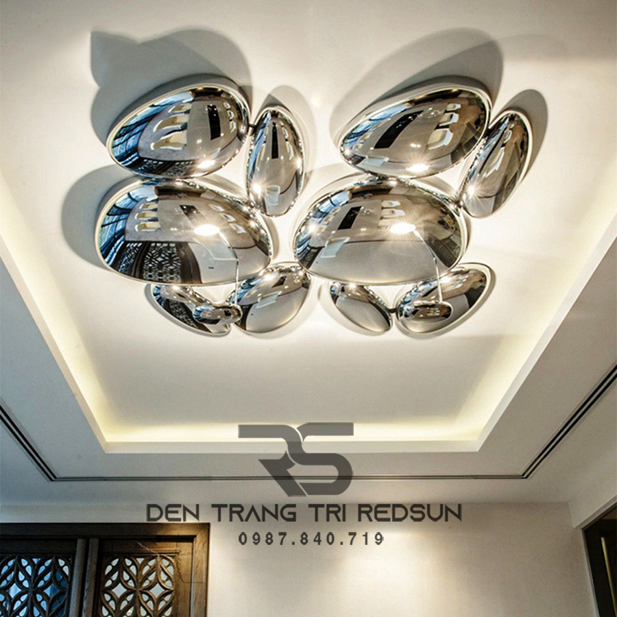 Đèn Ốp Trần Hiện Đại Phòng Khách, Phòng Ngủ Phong Cách Bắc Âu Skydro OT-019