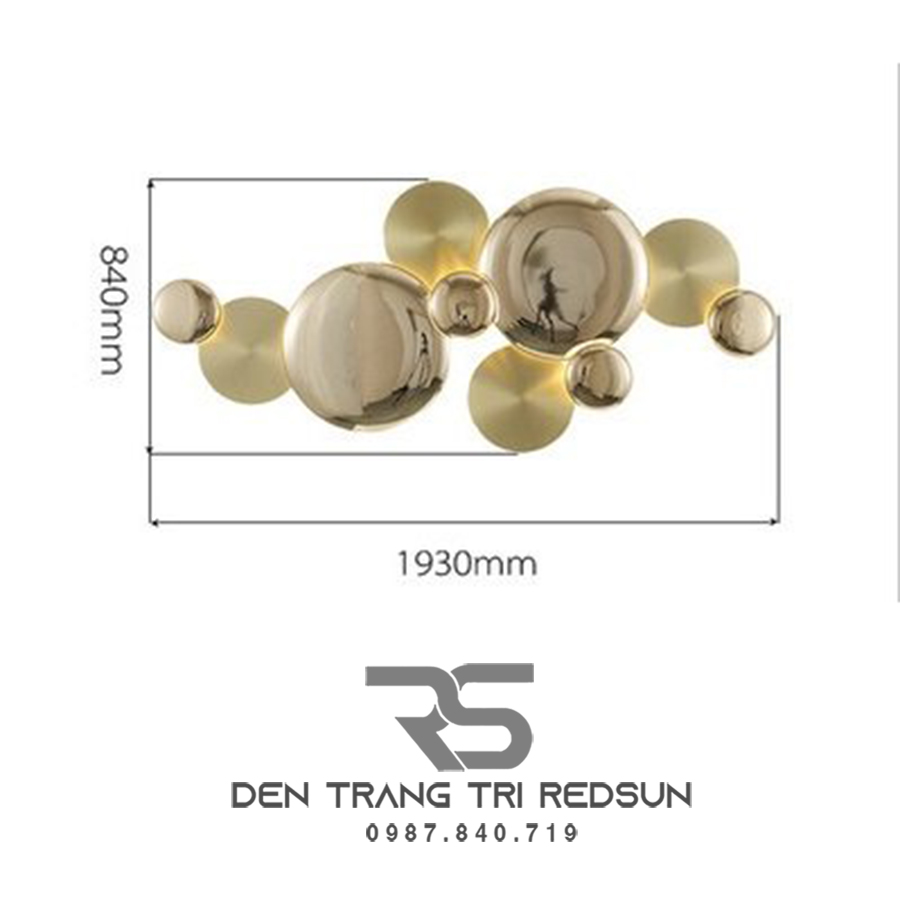 Tranh Đèn Treo Tường Nghệ Thuật Trang Trí Phòng Khách, Phòng Ngủ, Hành Lang Phong Cách Bắc Âu DDC-024