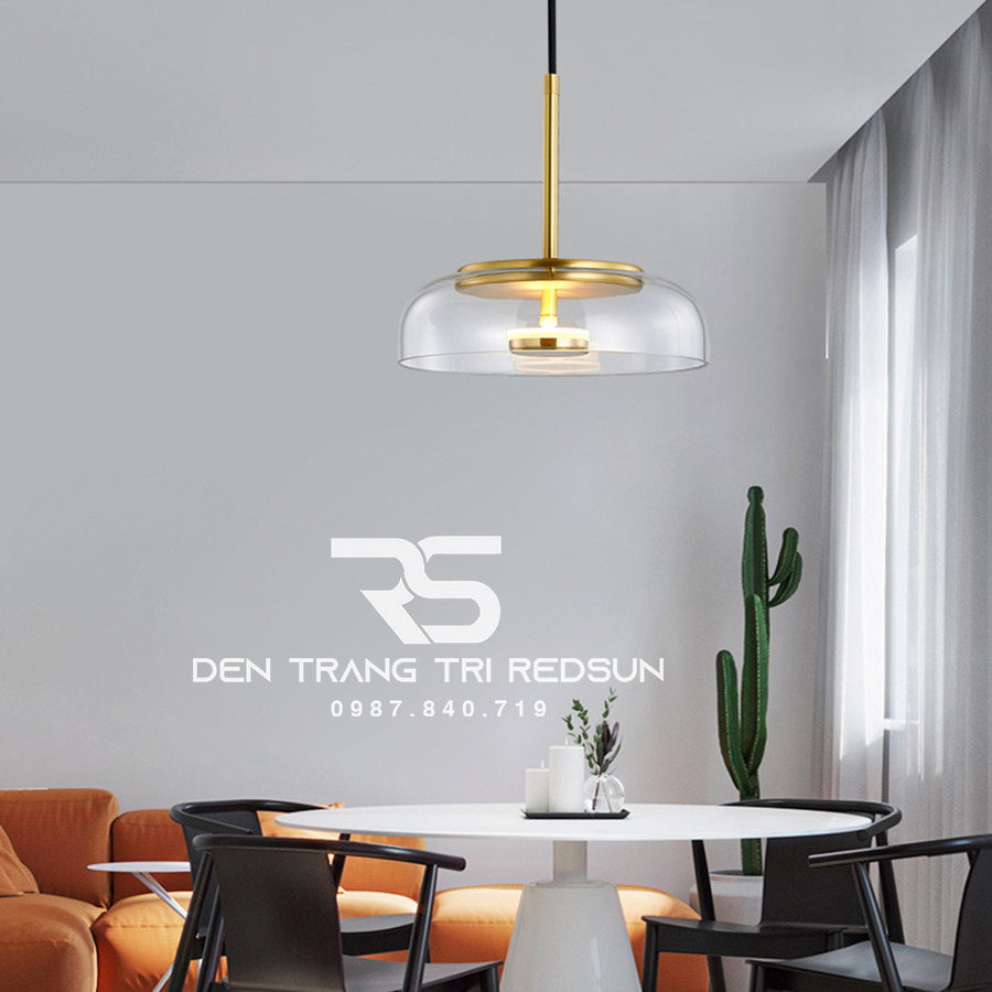 Đèn Thả Trần Hiện Đại Bắc Âu Choá Thuỷ Tinh CDT-L009