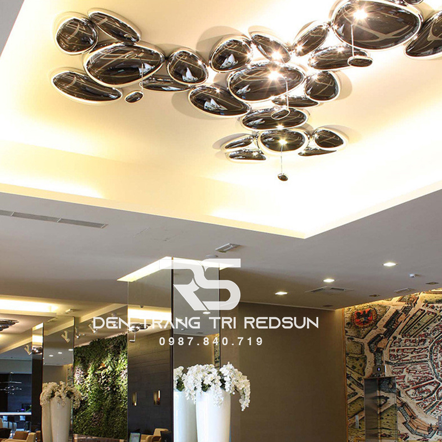 Đèn Ốp Trần Hiện Đại Phòng Khách, Phòng Ngủ Phong Cách Bắc Âu Skydro OT-019