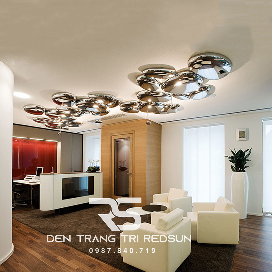 Đèn Ốp Trần Hiện Đại Phòng Khách, Phòng Ngủ Phong Cách Bắc Âu Skydro OT-019