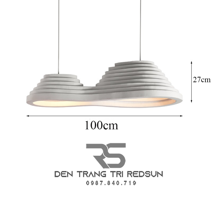 Đèn Thả Bàn Ăn Hiện Đại Bậc Thang Đôi Phong Cách Nhật Bản Wabi-sabi DC-T078A