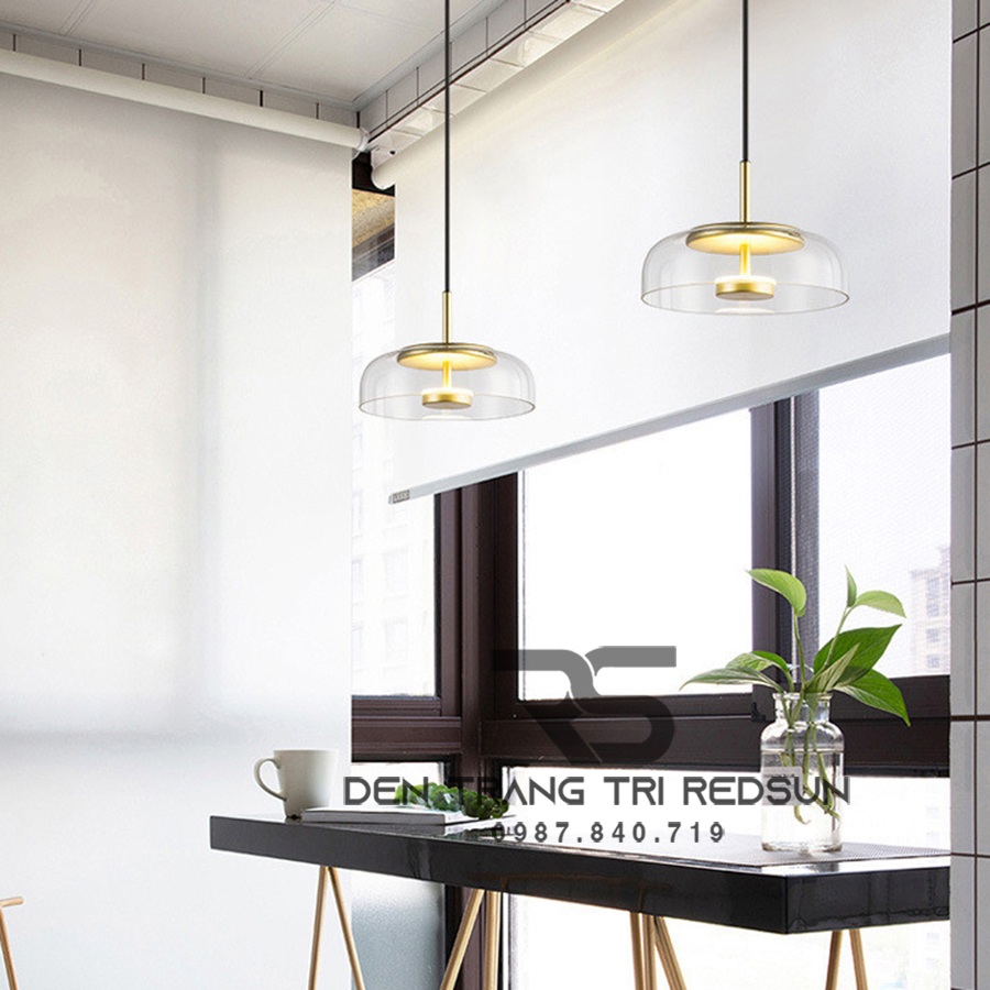 Đèn Thả Trần Hiện Đại Bắc Âu Choá Thuỷ Tinh CDT-L009