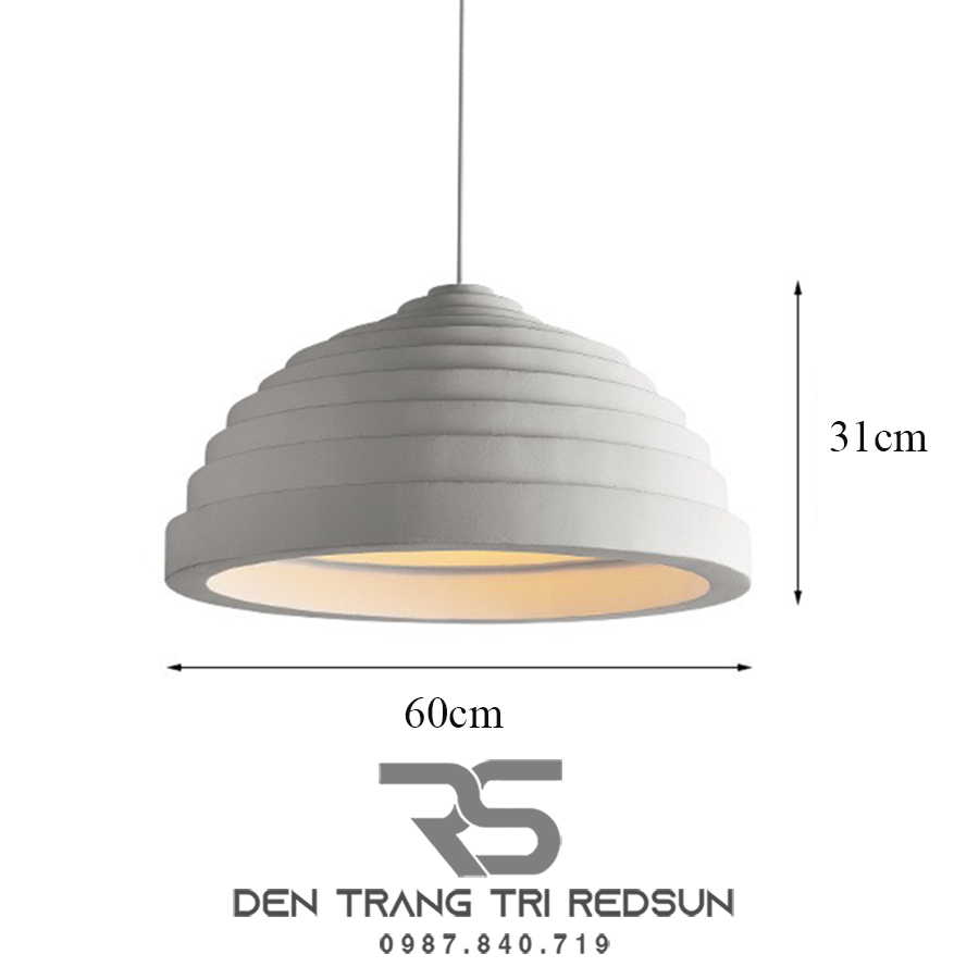 Đèn Thả Bàn Ăn Hiện Đại Bậc Thang Đơn Phong Cách Nhật Bản Wabi-sabi DC-T078B