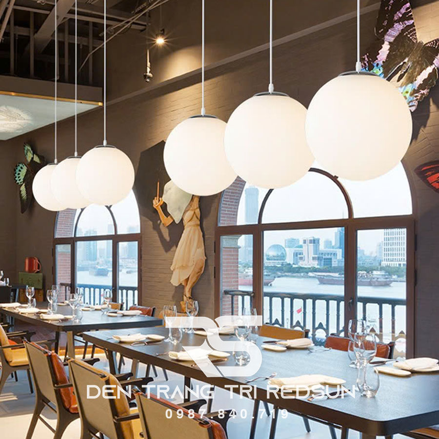 Đèn Thả Trần Hiện Đại Bắc Âu Chất Liệu Thuỷ Tinh Hình Cầu CDT-T066