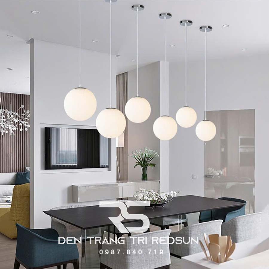 Đèn Thả Trần Hiện Đại Bắc Âu Chất Liệu Thuỷ Tinh Hình Cầu CDT-T066