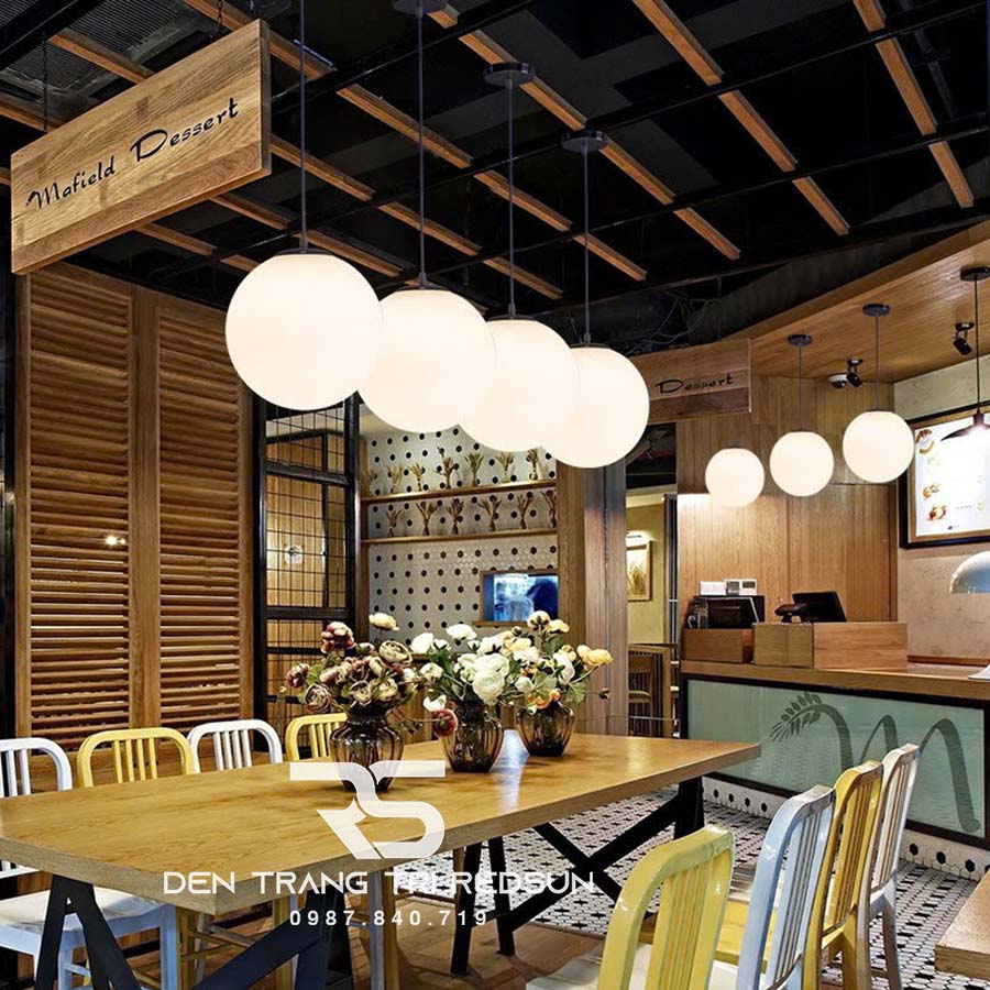 Đèn Thả Trần Hiện Đại Bắc Âu Chất Liệu Thuỷ Tinh Hình Cầu CDT-T066