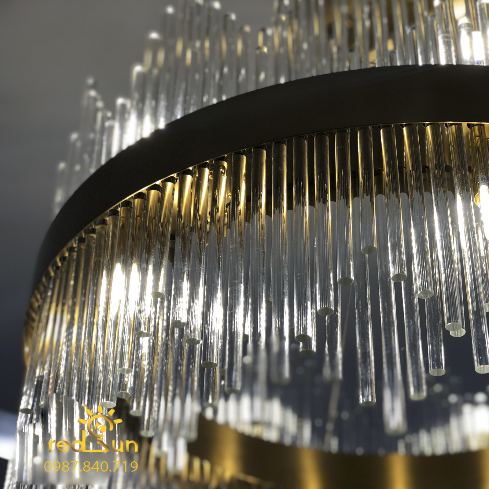 DC021 - Đèn chùm Pha lê vương miện