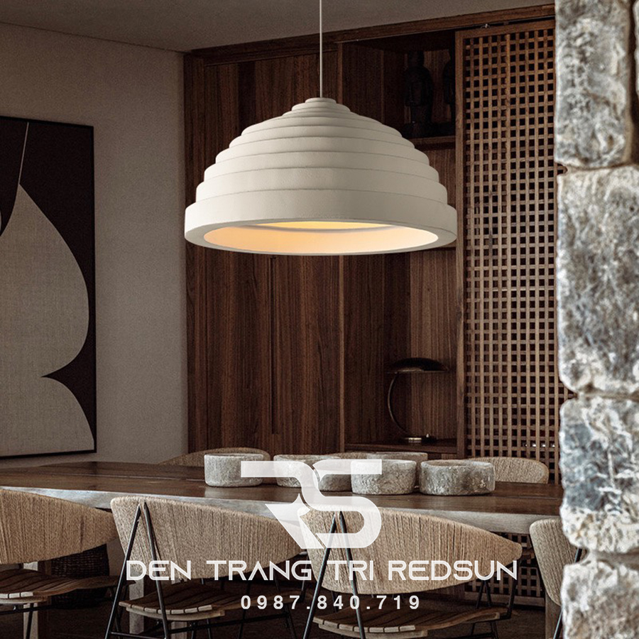 Đèn Thả Bàn Ăn Hiện Đại Bậc Thang Đơn Phong Cách Nhật Bản Wabi-sabi DC-T078B