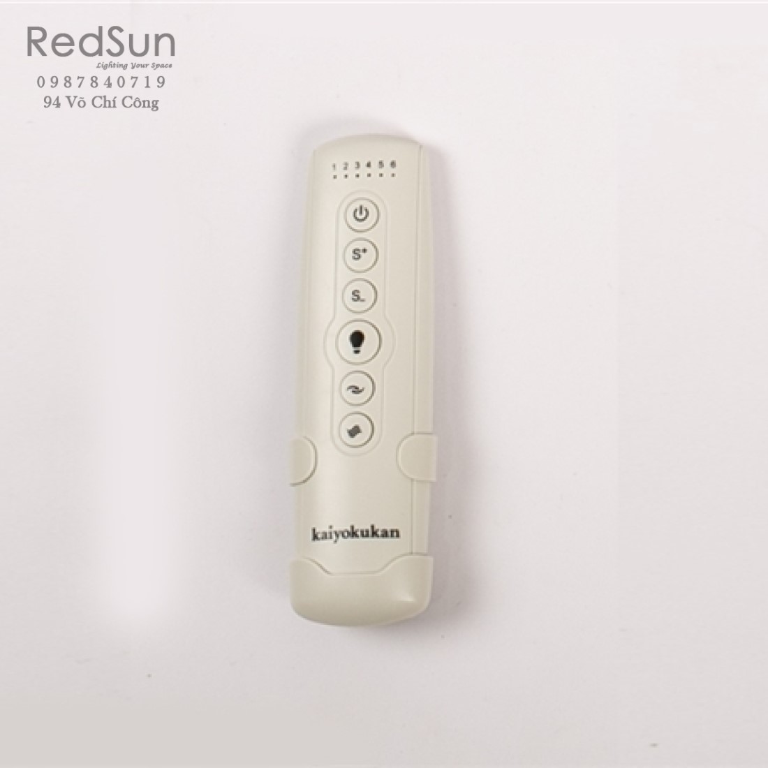 Quạt trần đèn KaiyoKukan SAITA-102 WH