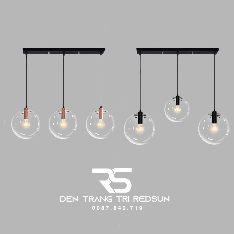 Đèn Thả Trần Hiện Đại Phong Cách Bắc Âu Chóa Thủy Tinh CDT-L006