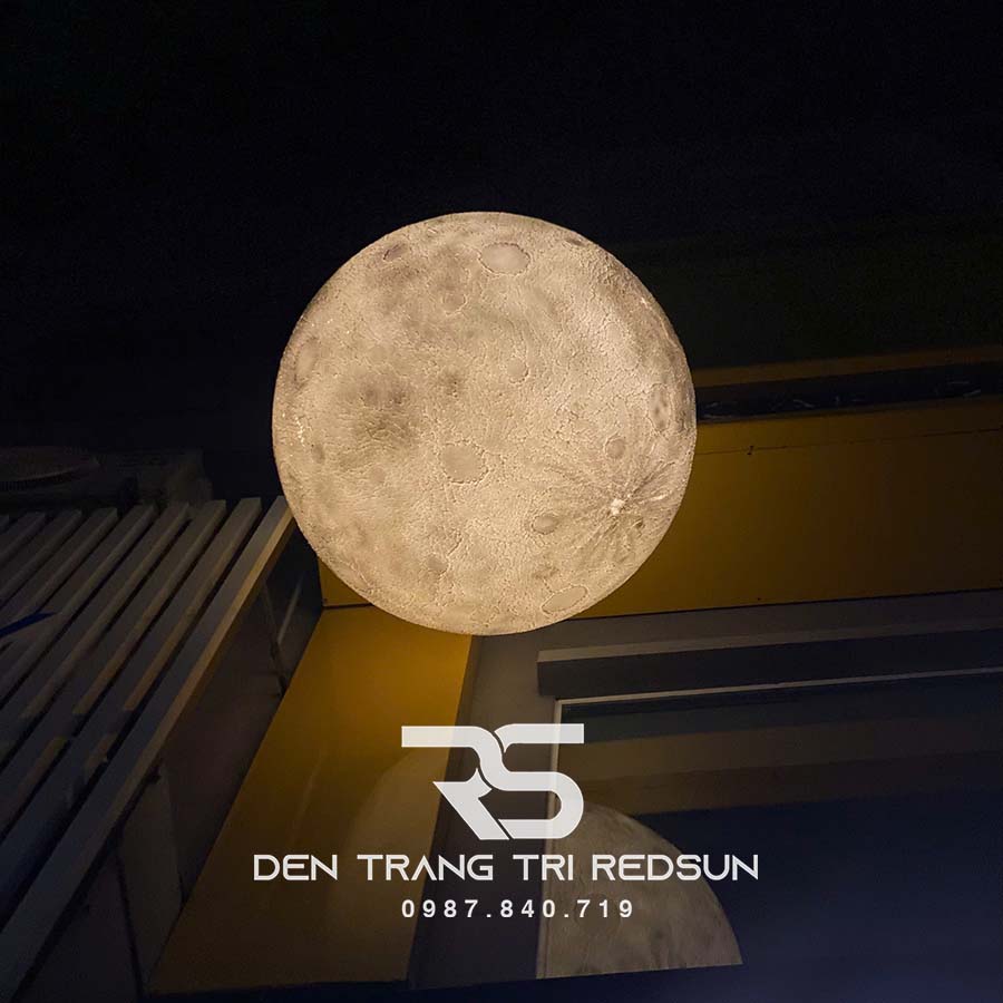 Đèn Mặt Trăng Siêu To Khổng Lồ 3D Lắp Trang Trí Ngoài Trời DC-T109