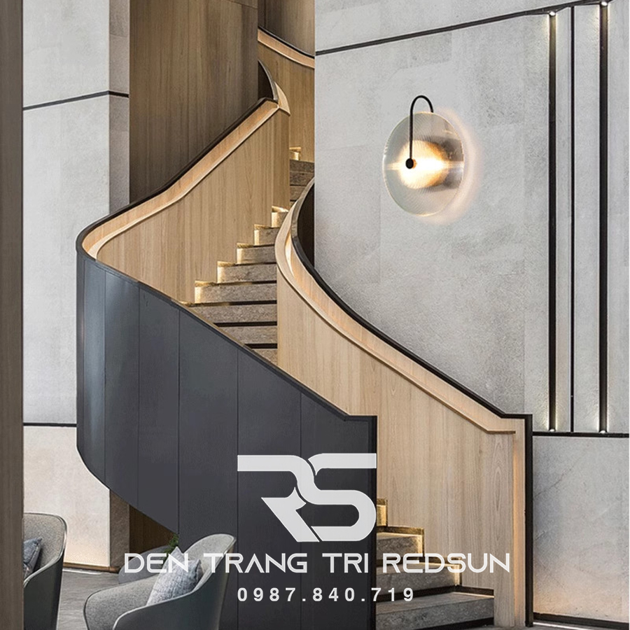 Đèn Tường Hiện Đại Trang Trí Phòng Khách, Phòng Ngủ, Cầu Thang Phong Cách Bắc Âu DT-1009