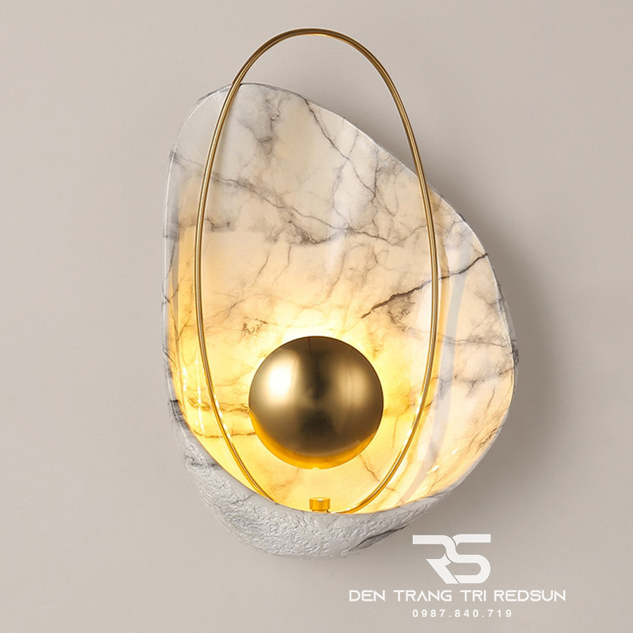 Đèn Tường Trang Trí Phòng Khách, Phòng Ngủ, Cầu Thang Dáng Vỏ Sò Phong Cách Bắc Âu DT-BVK130