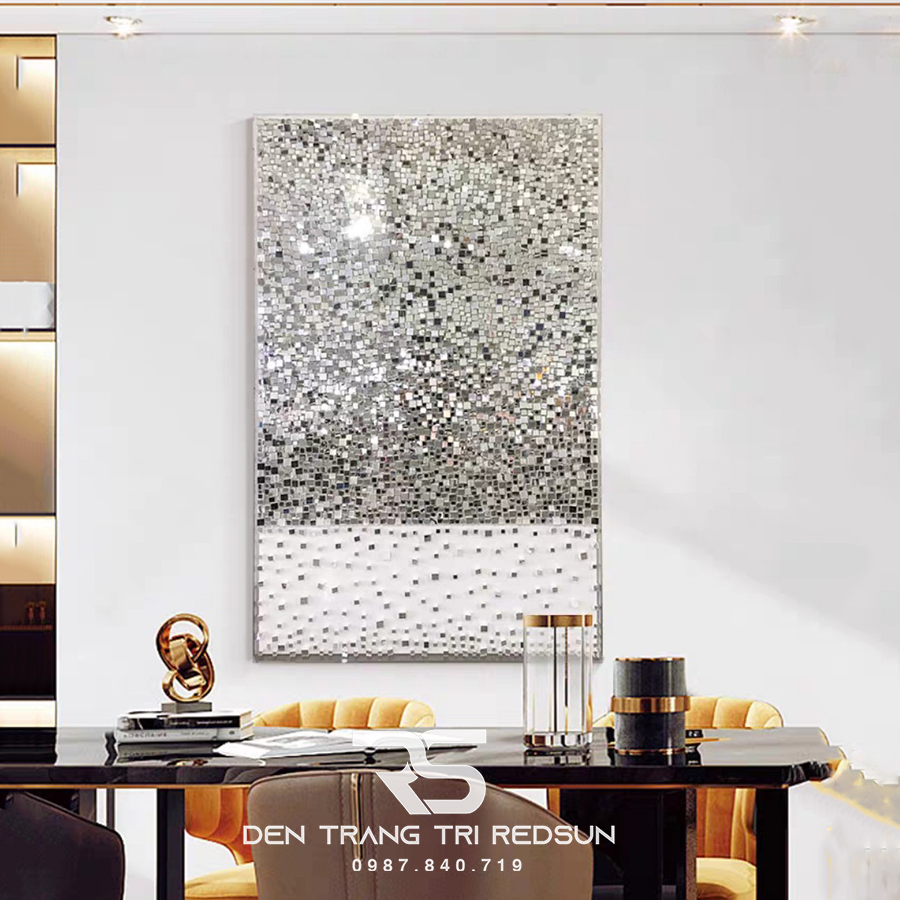 Gương Treo Tường Nghệ Thuật Trang Trí Phòng Khách, Phòng Ăn, Hành Lang Phong Cách Bắc Âu GDC-009