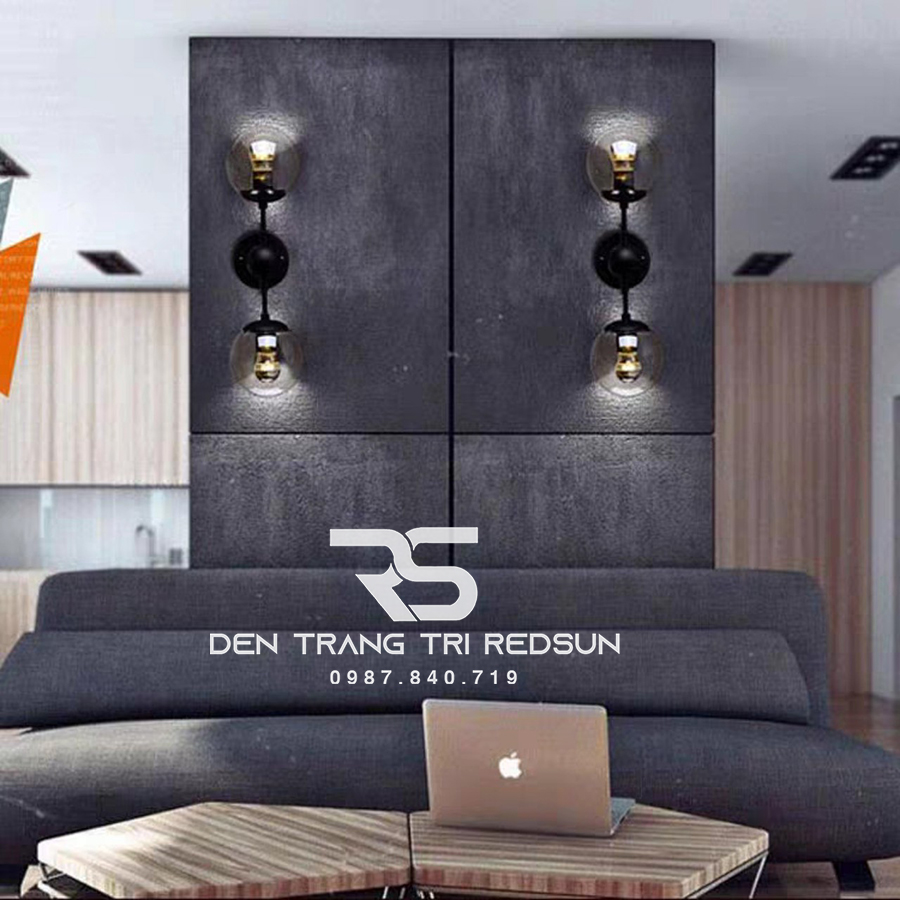 Đèn tường Trang Trí Phòng Khách, Cầu Thang Chao Thuỷ Tinh DT-139/2