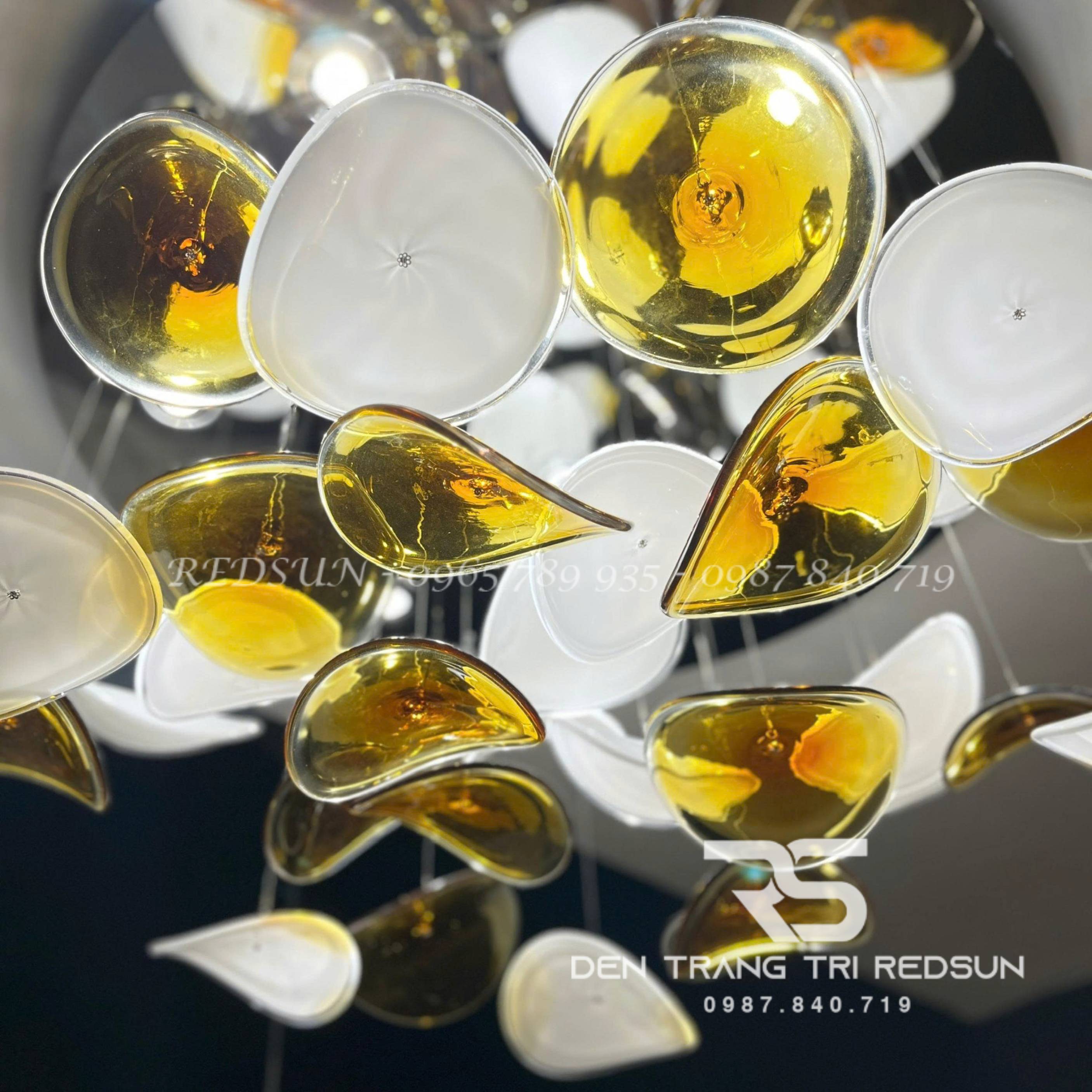 Đèn Thả Thiết Kế Cho Khách Sạn, Hành Lang, Biệt Thư, Phòng Khách, Phòng Ăn Hình Lá HTK-NK001