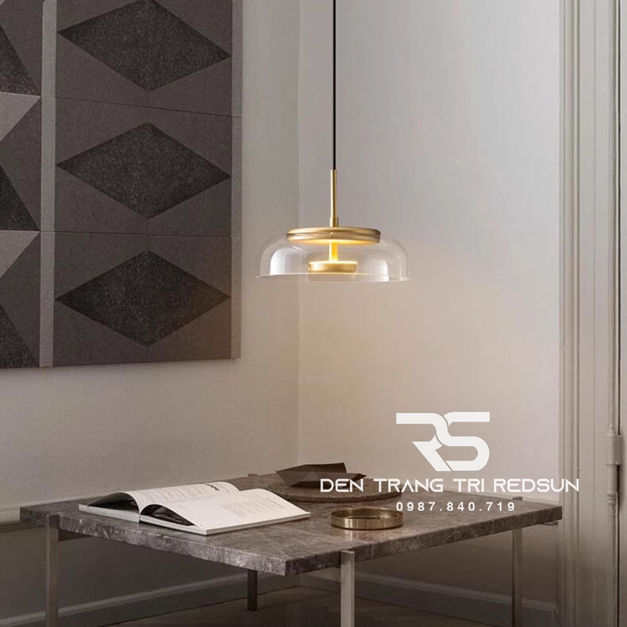 Đèn Thả Trần Hiện Đại Bắc Âu Choá Thuỷ Tinh CDT-L009
