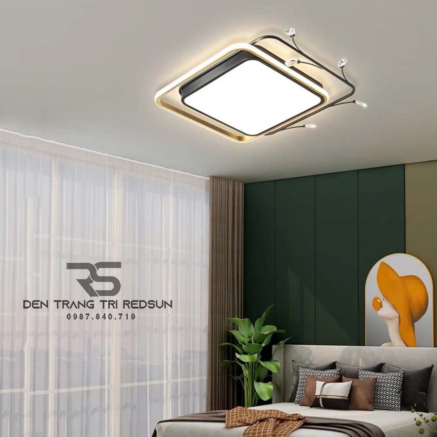 Đèn Mâm Ốp Trần Phòng Khách, Phòng Ngủ Hiện Đại MN100