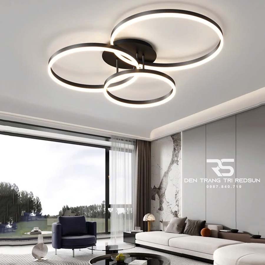 Đèn Mâm Ốp Trần Phòng Khách, Phòng Ngủ Hiện Đại MN345