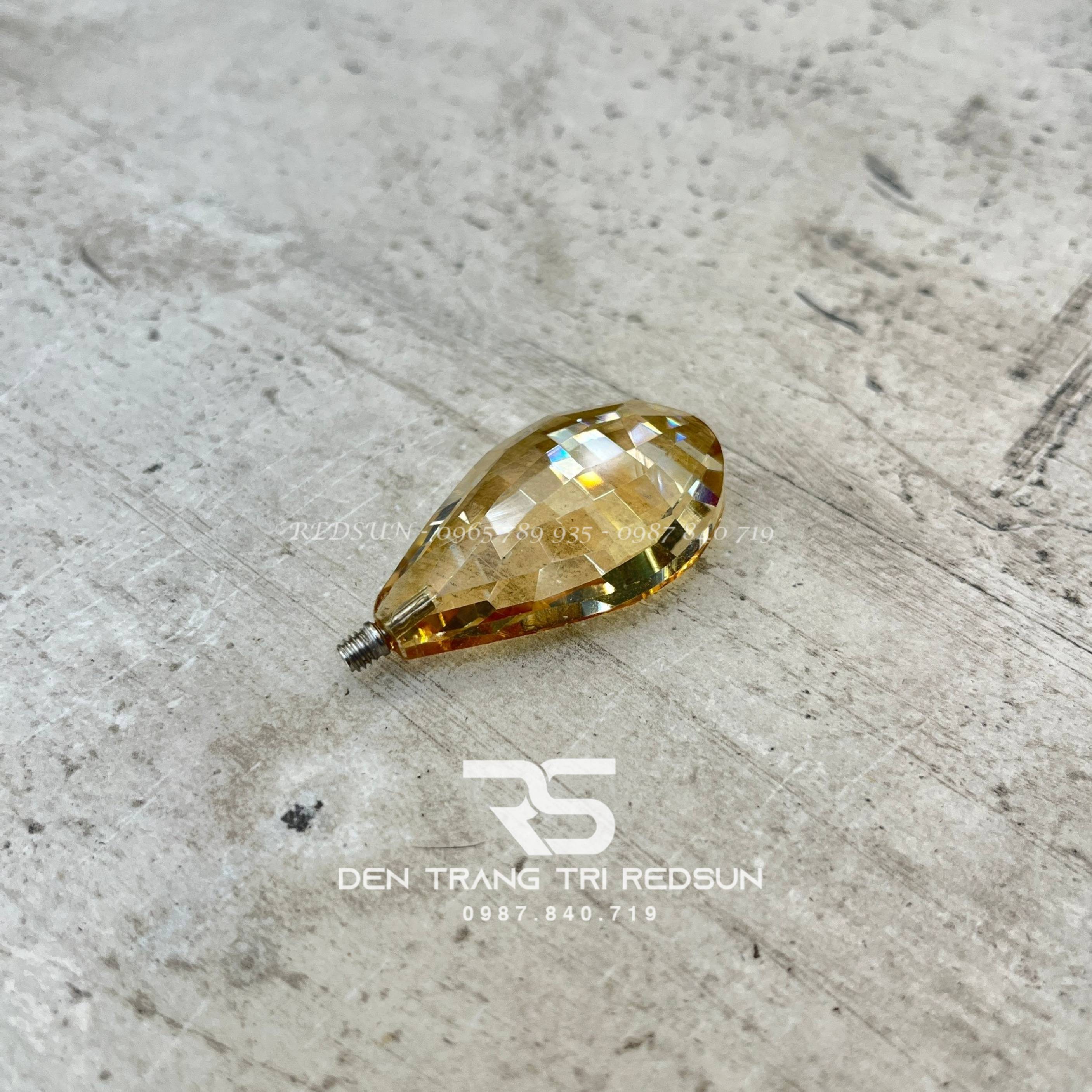 Đèn Mâm Pha Lê Ốp Trần Phòng Khách Hiện Đại MV9203