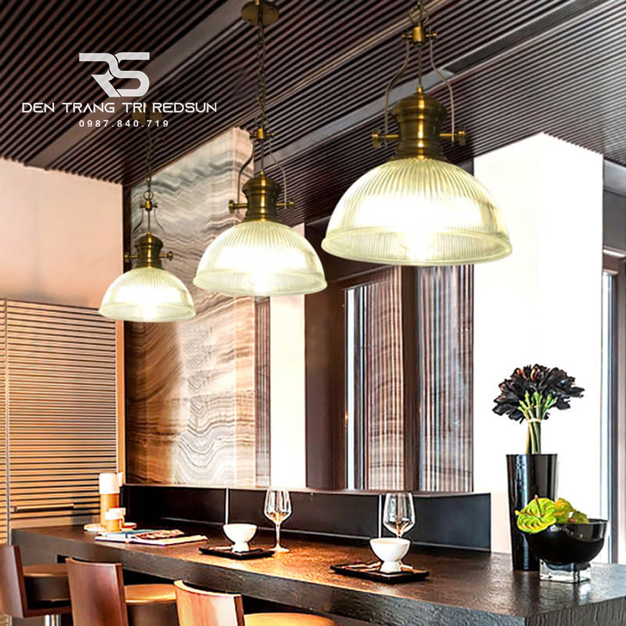 Đèn Thả Thủy Tinh Hiện Đại Phong Cách Retro CDT-1035