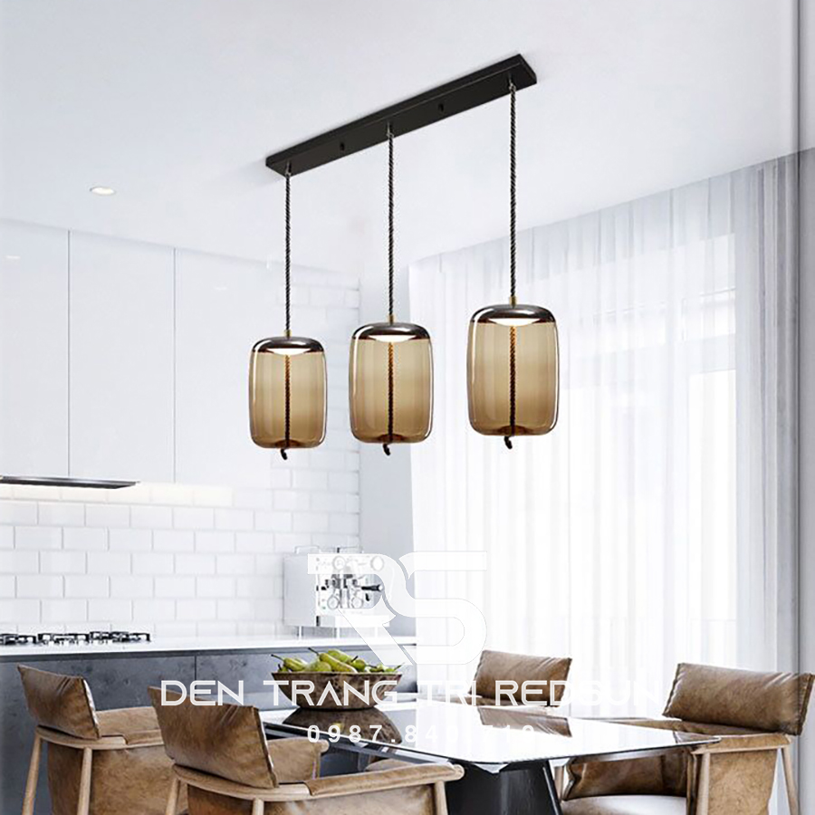 Đèn Thả Bàn Ăn Hiện Đại Bắc Âu Choá Thuỷ Tinh CDT-T033