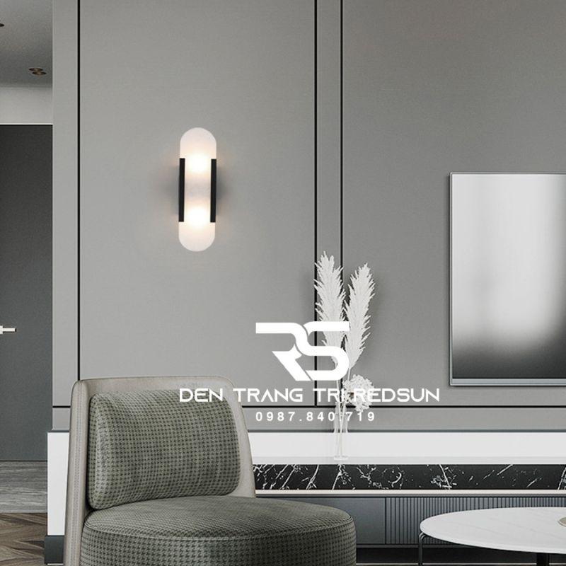 Đèn Tường Đá Cẩm Thạch Hiện Đại Trang Trí Phòng Khách, Phòng Ngủ, Cầu Thang Phong Cách Bắc Âu DT-128