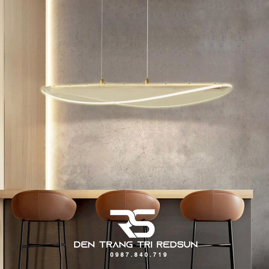 Đèn Thả Bàn Ăn Hiện Đại Hình Lá Acrylic Phong Cách Bắc Âu DC-T090