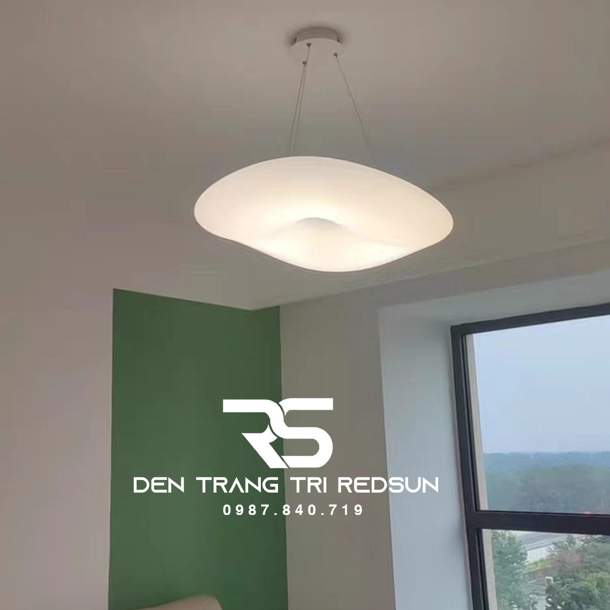 Đèn Thả Trần Phòng Khách Hiện Đại Đám Mây Phong Cách Bắc Âu DC-1029