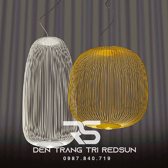Đèn Thả Lồng Sắt Phong Cách Bắc Âu CDT-T041 Dáng C